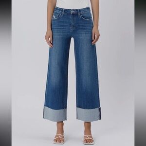 Lovervet by Vervet Women's Blue Wide-Leg Jeans NWOT